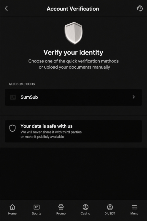 Verification Parimatch before platezhnymi transaction Verification Parimatch before platezhnymi transaction