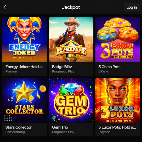 Parimatch Jackpot Games
