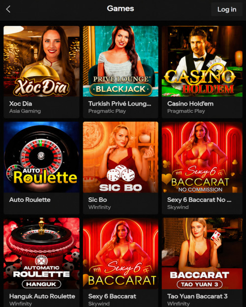 Parimatch live-casino table games