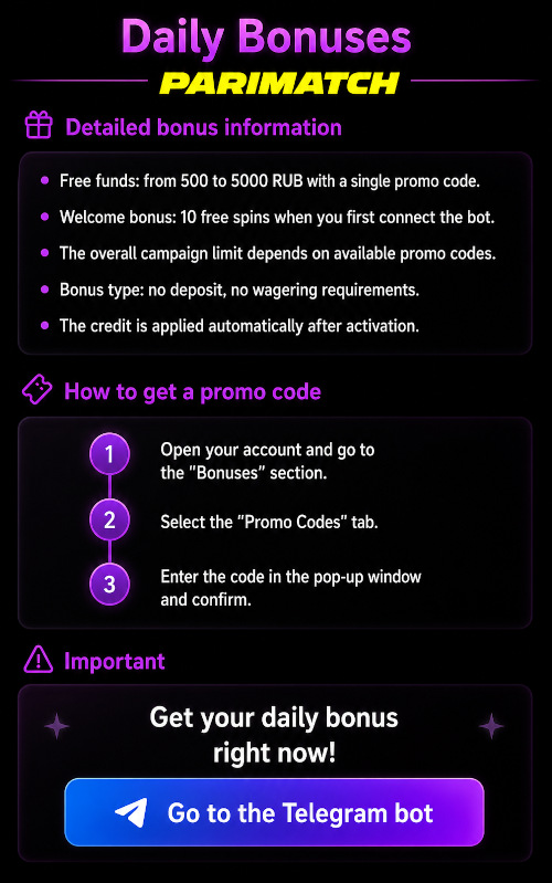 Instruktsiya according to ezhednevnym bonus offers Parimatch Instruktsiya according to ezhednevnym bonus offers Parimatch