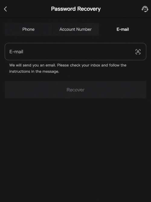 Page for sbrosa password and vosstanovleniya access