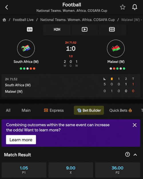 Interfeys and funktsii live-bets with konkretnymi example